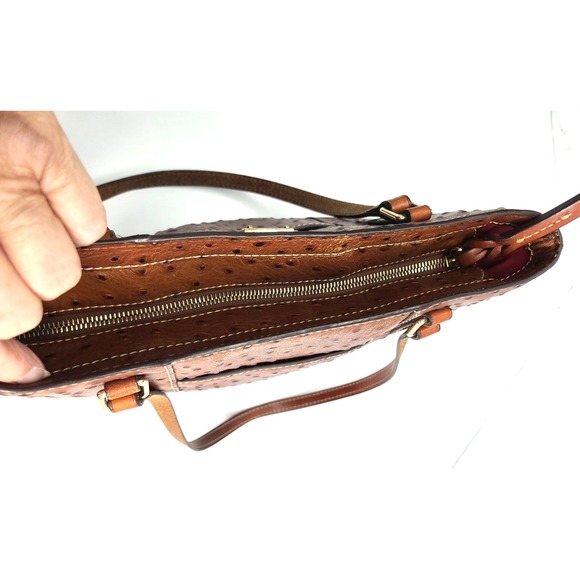 Dooney and Bourke Lexington Ostrich Embossed Leather